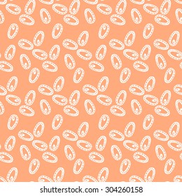 simple doodles hand drawn seamless pattern. abstract vector background