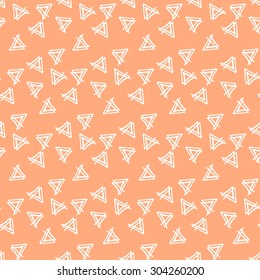 simple doodles hand drawn seamless pattern. abstract vector background