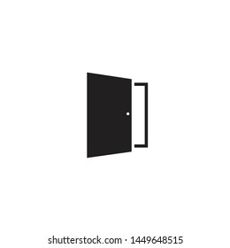 simple door icon vector illustration