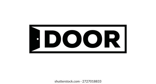 simple door logo design inspiration