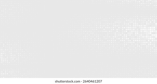 Simple dot white gray wave light technology texture background. Abstract big data digital modern abstract