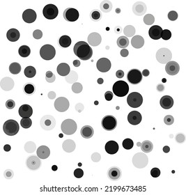 Simple dots decorative monochrome vector texture. Hand drawn spots in minimalism style, elements for graphic design, seamless abstract pattern, surface decor, dotted background.