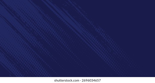 simple dots pop art comics sport style vector illustration Abstract background dark blue with modern corporate concept. vector art illustration