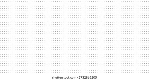 Fundo simples pontilhado. Textura do padrão de diário de marcadores. Modelo de papel de gráfico de grade pontilhado quadrado para blocos de anotações. . Projetar folha gráfica imprimível.