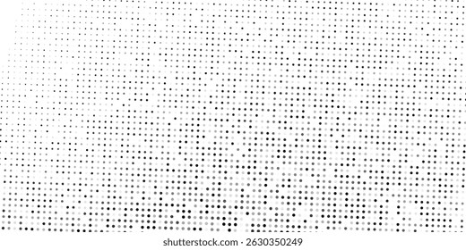 Simple dotted halftone gradient texture. Vanishing polka dot background. Repeating dots modern simple