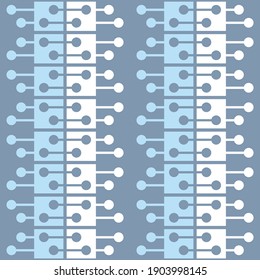 Simple dotted seamless pattern for web, advertising, textiles, prints and any design projects. Geometric shapes will decorate any surface or thing and make it attractive.