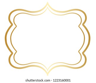 A Simple Double Lined Vector Border or Frame