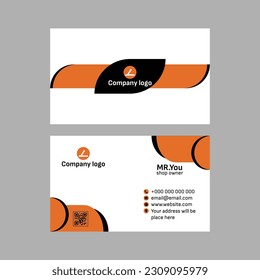 Simple Double-sided creative business card design