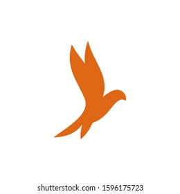 Simple dove logo design template