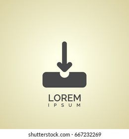 simple download icon