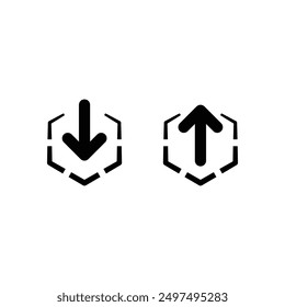 Descarga simple e iconos vectoriales Cargar