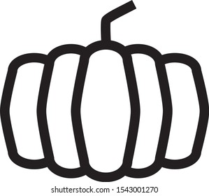 simple drawing, pumpkin halloween vector