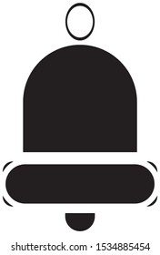 simple drawing vector, bell icon