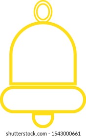 simple drawing vector, bell icon
