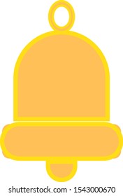 simple drawing vector, bell icon