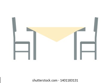 simple  drawning a chair, table