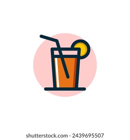 Einfache Getränke kalte Getränke Cafe Pub Bar Logo
