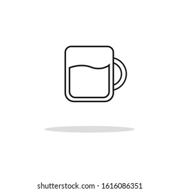 simple drink design icons  for your website design, logo, app, UI, vector illustration and others