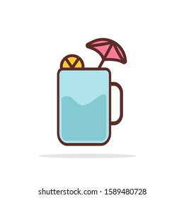 simple drink icon design for your web site design, logo, app, UI, vector illustration