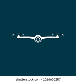 simple drone and helix logo