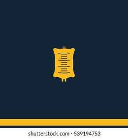 Simple drop counter icon.