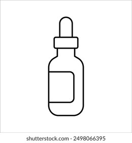 simple Dropper Pipette vector icon design