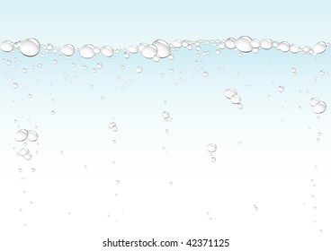 Simple drops blue background for design