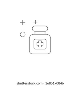 Simple drug icon design templates