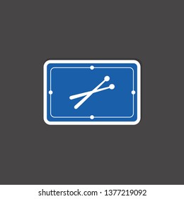 simple Drumsticks icon