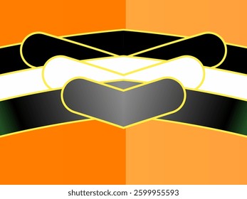 SIMPLE dual tone DYNAMIC LINE art design with aesthetic colourful background for book cover or wedding invitation