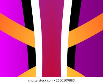 SIMPLE dual tone DYNAMIC LINE art design with aesthetic colourful background for book cover or wedding invitation