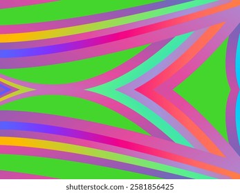 SIMPLE DYNAMIC LINE art design with aesthetic colourful background