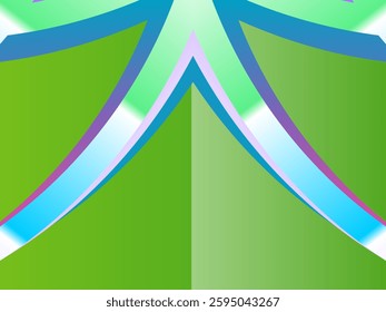SIMPLE DYNAMIC LINE art design with aesthetic colourful background