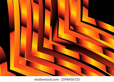 SIMPLE DYNAMIC LINE art  design with aesthetic gradient colourful shape