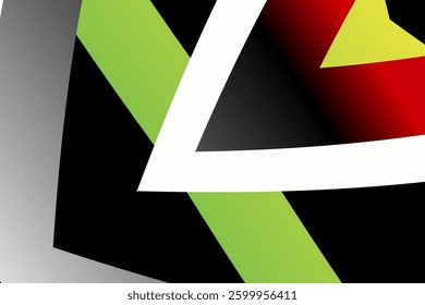 SIMPLE DYNAMIC LINE art design with aesthetic colourful background