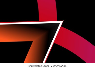 SIMPLE DYNAMIC LINE art design with aesthetic colourful background