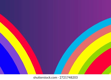 SIMPLE DYNAMIC LINE Kunstdesign mit ästhetisch buntem Hintergrund