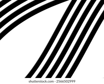 SIMPLE DYNAMIC LINE design with aesthetic black and white background