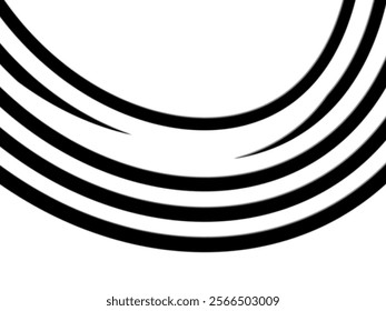 SIMPLE DYNAMIC LINE design with aesthetic black and white background