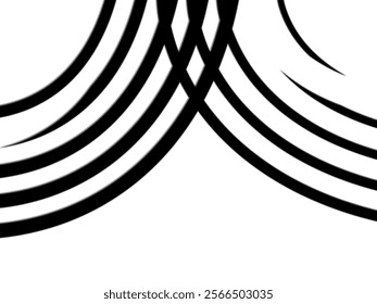 SIMPLE DYNAMIC LINE design with aesthetic black and white background