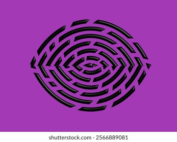 SIMPLE DYNAMIC LINE design with aesthetic  purple background