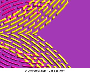 SIMPLE DYNAMIC LINE design with aesthetic  purple background