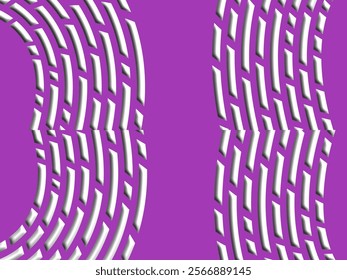 SIMPLE DYNAMIC LINE design with aesthetic  purple background
