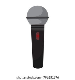 Simple Dynamic Modern Microphone Vector Illustration Graphic