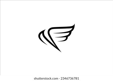 Simple Eagle bird logo design