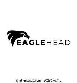simple eagle head logo vector