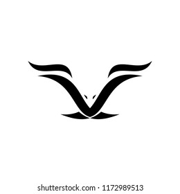 simple eagle logo design