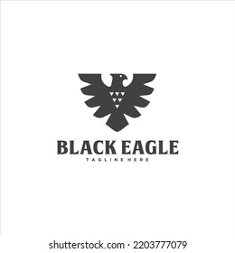 Simple Eagle Logo Design Vector Image Stock Vector (Royalty Free ...