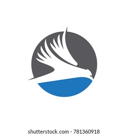 Simple Eagle Logo Symbol Template