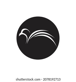 simple eagle logo vector illustration design template - vector